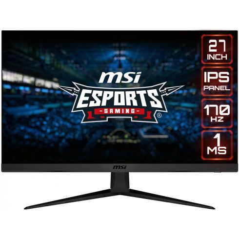 MSI Gaming G2712/ 27"/ 1920x1080/ IPS/ 1ms/ 170Hz/ 250cd/m2/ 1100:1/ HDMI/ DP/ crna