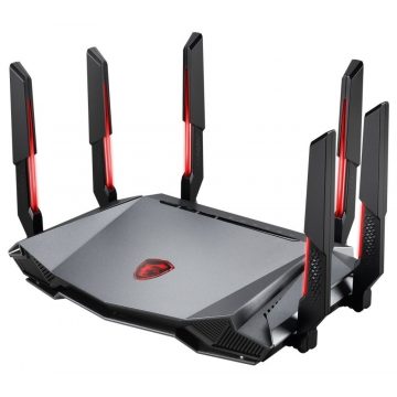   MSI herní router RadiX AXE6600 WiFi 6E Tri-Band (2,4GHz, 5GHz, 6GHz)/RGB