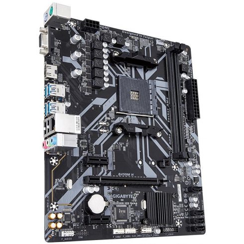 GIGABYTE B450M H / AMD B450 / AM4 / 2x DDR4 / VGA / VGA / HDMI / M.2 / mATX