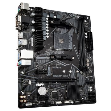   GIGABYTE B550M S2H / AMD B550 / AM4 / 2x DDR4 / M.2 / VGA / DVI-D / HDMI / mATX