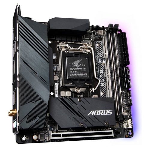 GIGABYTE B560I AORUS PRO AX / Intel B560 / LGA1200 / 2x DDR4 / 2x M.2 / HDMI / DP / USB-C / WiFi / Mini-ITX