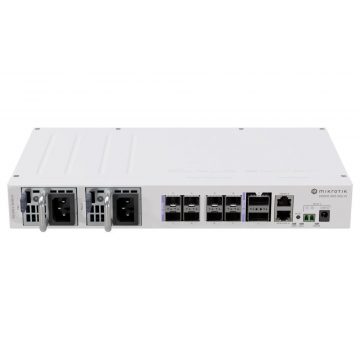   Mikrotik Cloud Switch CRS510-8XS-2XQ-IN, 650 MHz CPU, 128 MB RAM, 1x LAN, 2x QSFP28, 8x SFP28, 2x PSU, L5