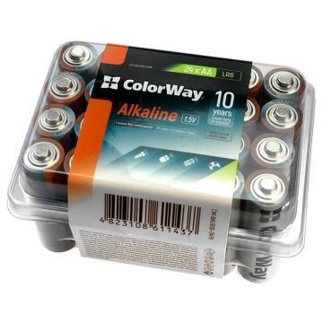   Colorway alkalna baterija AA/ 1.5V/ 24 kom u pakiranju/ Plastična kutija