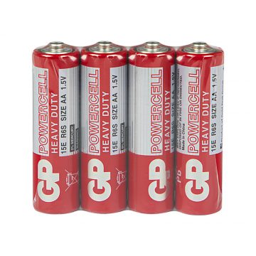   82-631# Zinc carbon baterija AA 1.5 R6 GP Powercell folija 4 kom.