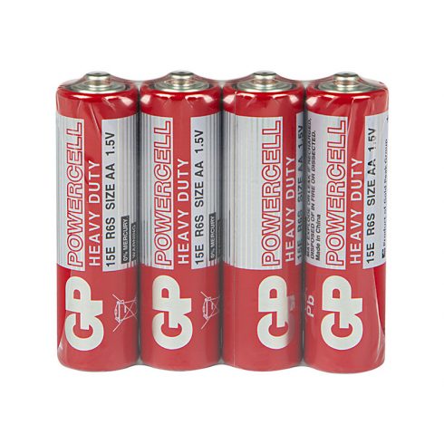 82-631# Zinc carbon baterija AA 1.5 R6 GP Powercell folija 4 kom.