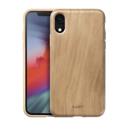 Laut PINNACLE - Maska za iPhone XR sa prirodnim drvetom (Cherry Wood)