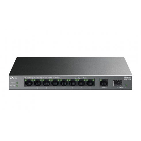 TP-Link LS1210GP Switch 1x GLAN, 8x GLAN s PoE+, 1x SFP, 61W