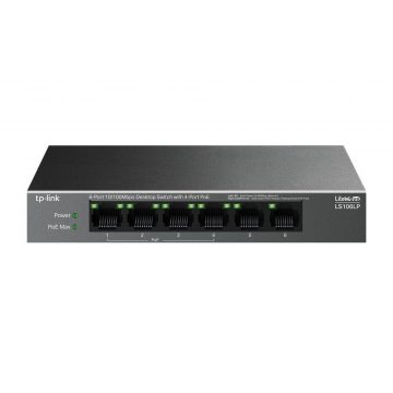 TP-Link LS106LP prekidač 2x LAN, 4x LAN s PoE, 41W