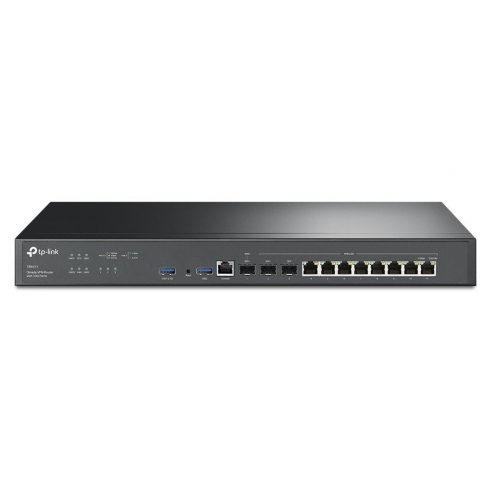 TP-Link ER8411 Omada VPN usmjerivač, 2x 10Gbit + 1x Gbit LAN/WAN, 8x Gbit LAN