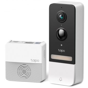   TP-Link Tapo D230S1, pametno video zvono, 5 MP kamera, inteligentna detekcija, IP64, radi s H200-IoT Hubom