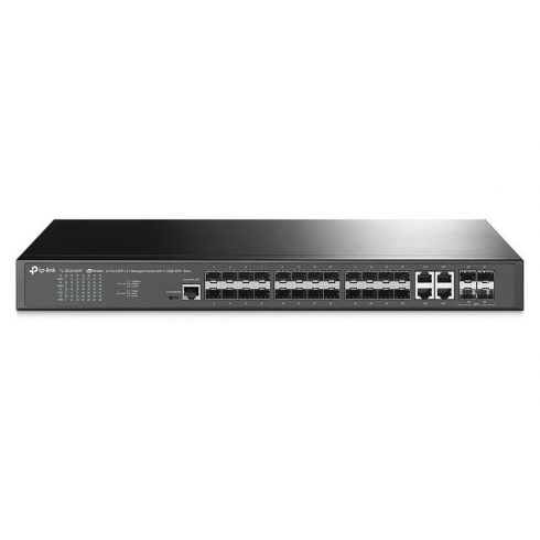 TP-Link TL-SG3428XF JetStream 24-portni SFP L2+ upravljani prekidač, 20x SFP + 4x SFP/GLAN Combo, 4x 10Gbit SFP+