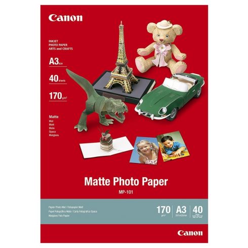 Canon foto papir MP-101 - A3 - 170g/m2, mat, 40 kom