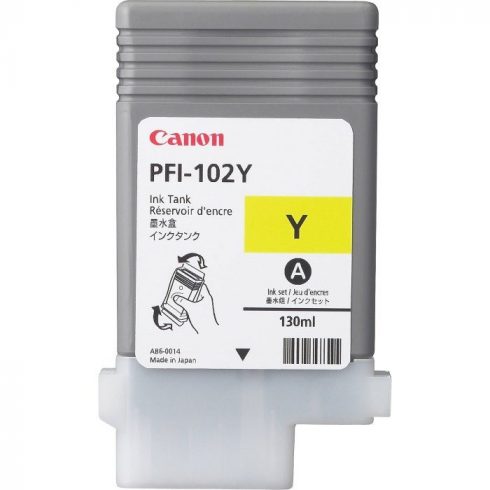 Canon tintni uložak PFI-102Y/ iPF-500/ 6x0/ 7xx/ LP-xxx/ žuti