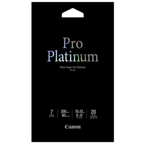 Canon foto papir PT-101/ 10x15cm/ Glossy/ Pro Platinum/ 20 kom