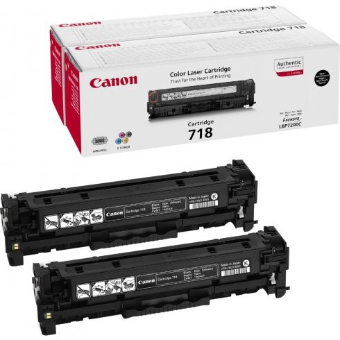 Canon originalni toner CRG-718BK 2 komada/ LBP-7200/ 7660/ 7680/ MF-80x0/ MF724 / Crni