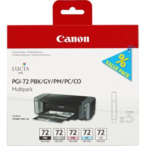 Canon višestruko pakiranje spremnika s tintom PGI-72 PBK/ GY/ PM/ PC/ CO