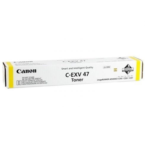 Canon originalni TONER CEXV47 ŽUTI iR-ADV C350/C351/C250/C255/C355 21.500 stranica A4 (5%) - BEZ OSTROGA