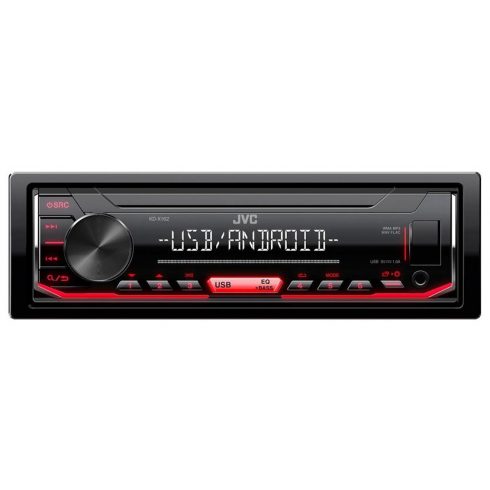 JVC KDX-162 auto radio USB RED