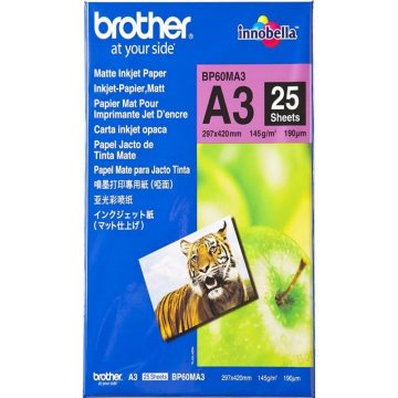 BROTHER foto papir BP60MA3/ A3/ Photo Matt/ 190g/ 25 listova