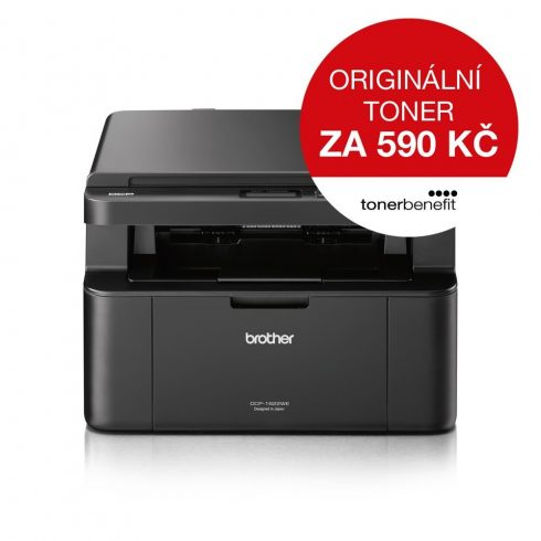 BROTHER laser višenamjenski DCP-1622WE tonerbenefit/ A4 / 2400x600 dpi / crno-bijeli / ispis / skener / Wi-Fi