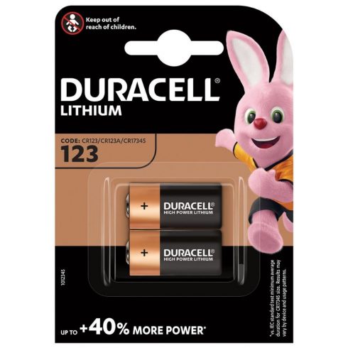 Duracell Ultra litijska baterija CR123A 2 kom