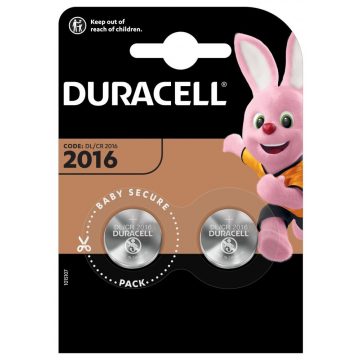 Duracell Lithium gumbasta baterija CR2016 2 kom