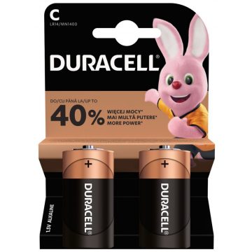 Duracell Basic alkalna baterija 2 kom (C)