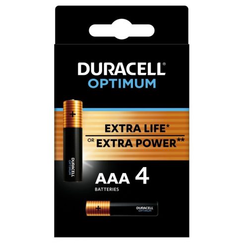 Duracell Optimum alkalna baterija 4 kom (AAA)