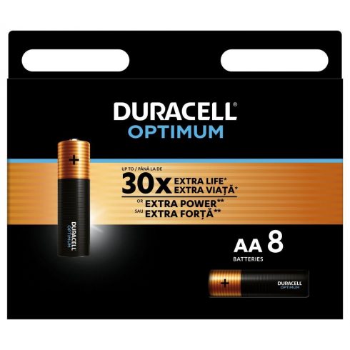 Duracell Optimum alkalna baterija 8 kom (AA)