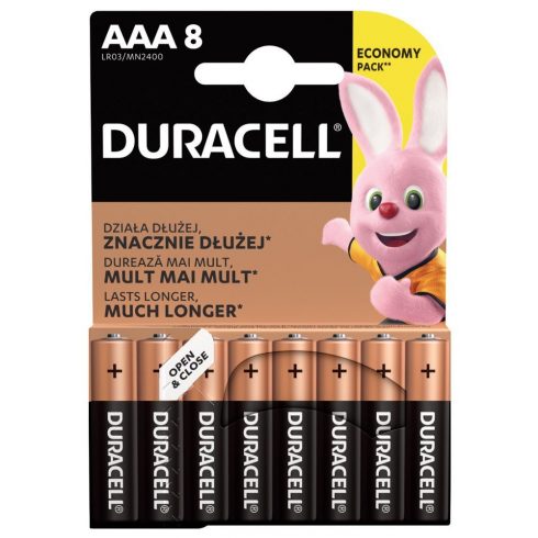 Duracell Basic alkalna baterija 8 kom (AAA)