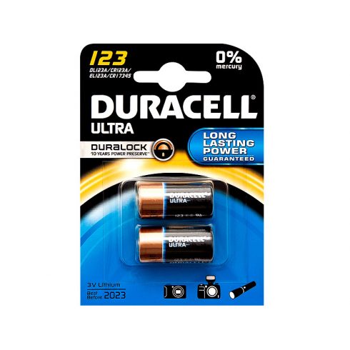 8702# Litijeva baterija 3v'cr123 duracell blister 2 kom