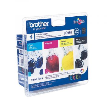   BROTHER ink cartridge LC-980 VALBP/ multipack/ Black + tri boje