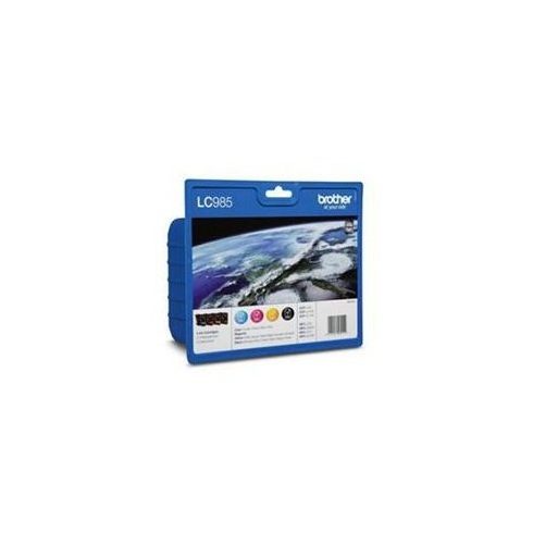 BROTHER ink cartridge LC-985 VALBP/ multipack/ Black + tri boje