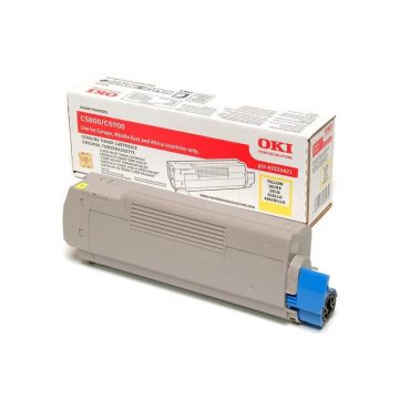   OKI original toner kaseta 43324421/ C5550 MFP/ C5800/ C5900/ 5000 str./ Žuti