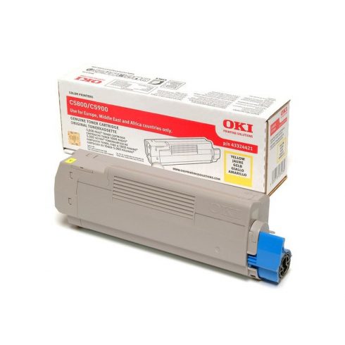 OKI original toner kaseta 43324421/ C5550 MFP/ C5800/ C5900/ 5000 str./ Žuti