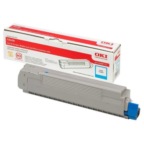 OKI original toner kaseta 43487711/ C8600/ C8800/ 6000 stranica/ Cyan