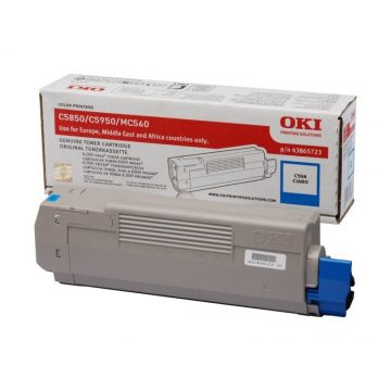   OKI original toner kaseta 43865723/ C5850/ C5950/ MC560/ MC560n/ MC560dn/ 6000 stranica/ Cyan