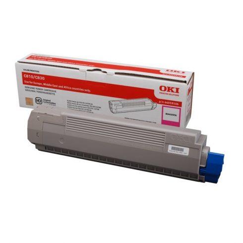 OKI original toner kaseta 44059106/ C810/ C830/ 8000 stranica/ magenta