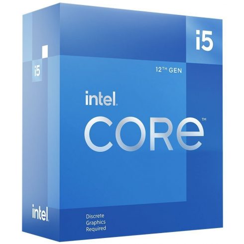 INTEL Core i5-12400F / Alder Lake / LGA1700 / max 4.4GHz / 6C/12T / 18MB / 65W TDP / BOX uklj. hladnjake