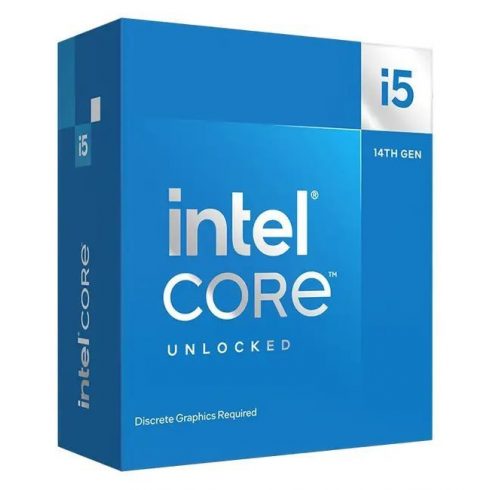 INTEL Core i5-14600KF / Raptor Lake R / LGA1700 / maks. 5,3GHz / 6P+8E/20T / 24MB / 125W TDP / bez VGA / BOX