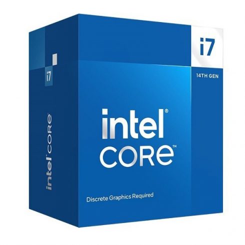 INTEL Core i7-14700F / Raptor Lake R / LGA1700 / maks. 5,4GHz / 8P+12E/28T / 33MB / 65W TDP / bez VGA / BOX