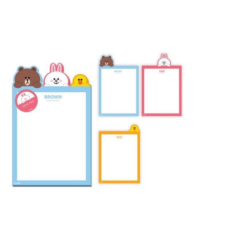 LINE FRIENDS - Planer / stolna bilježnica 3 x A5