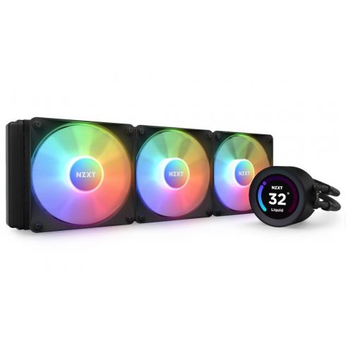 NZXT vodeni hladnjak Kraken 360 ELITE RGB / 3x120mm RGB ventilator / 4-pin PWM / LCD displ. / 6 godina