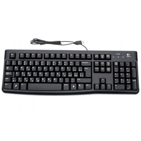 Logitech tipkovnica K120/ Žičana/ USB/ CZ/ Crna