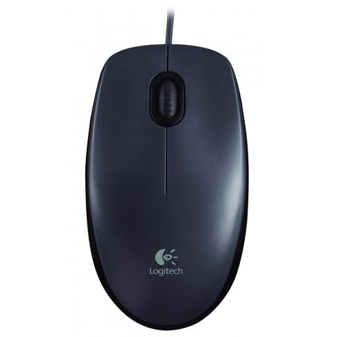 Logitech miš M90/ 3 tipke/ 1000dpi/ USB/ sivi