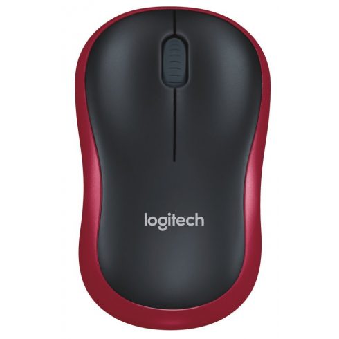 Logitech miš M185/ Bežični/ Optički/ 1000dpi/ USB prijemnik/ crveni