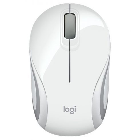 Logitech miš M187/ Bežični/ Optički/ 1000dpi/ USB prijemnik/ bijeli