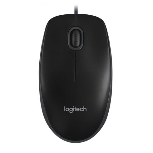 Logitech miš B100/ Žičani/ Optički/ 800dpi/ USB/ Crni