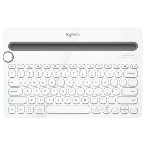 Logitech tipkovnica K480/ Bežična/ Bluetooth/ US (American)/ Bijela