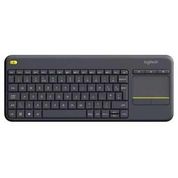   Logitech tipkovnica K400 Plus/ Bežična/ 2.4GHz/ Touchpad/ USB prijemnik/ CZ/ Crna